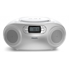 Philips TAZ2000S/10 kaasaskantav CD-mängija FM-raadioga, hõbe