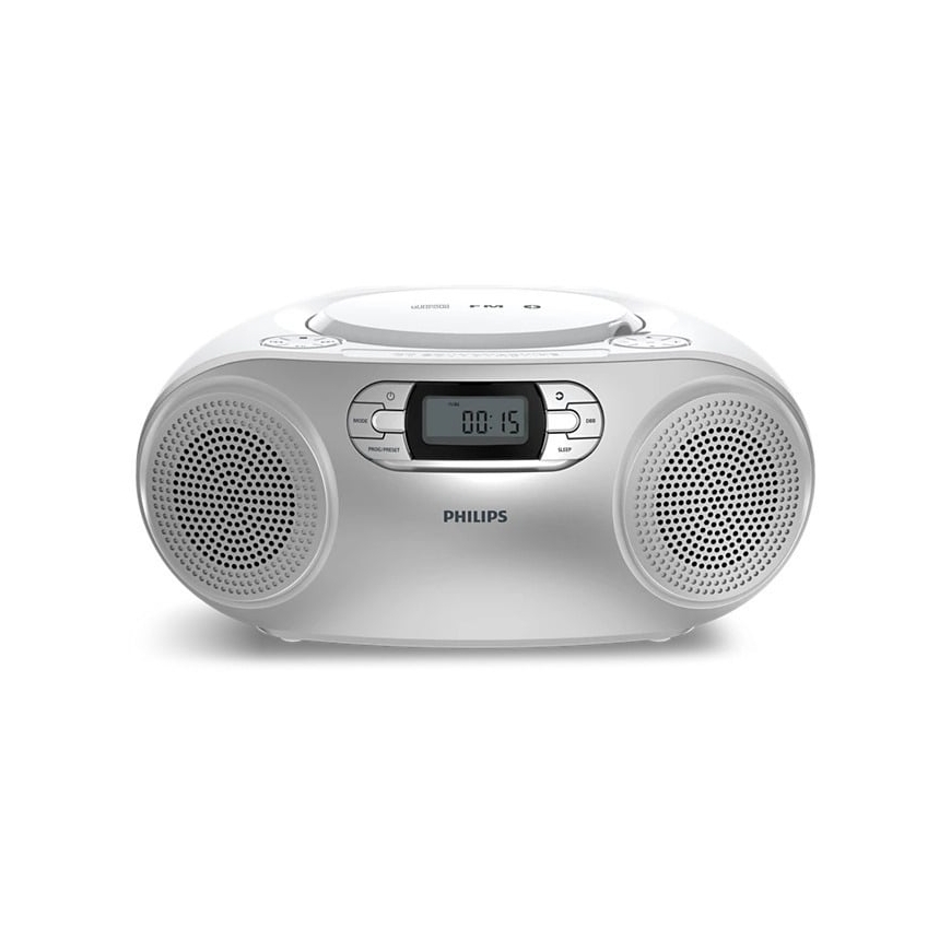 Philips TAZ2000S/10 portable CD player with FM radio, silver
