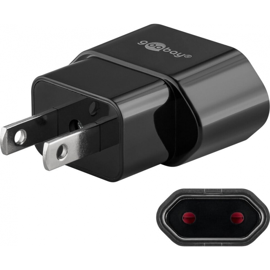 Goobay 45344 matka-adapteri, europlug-USA/Japan