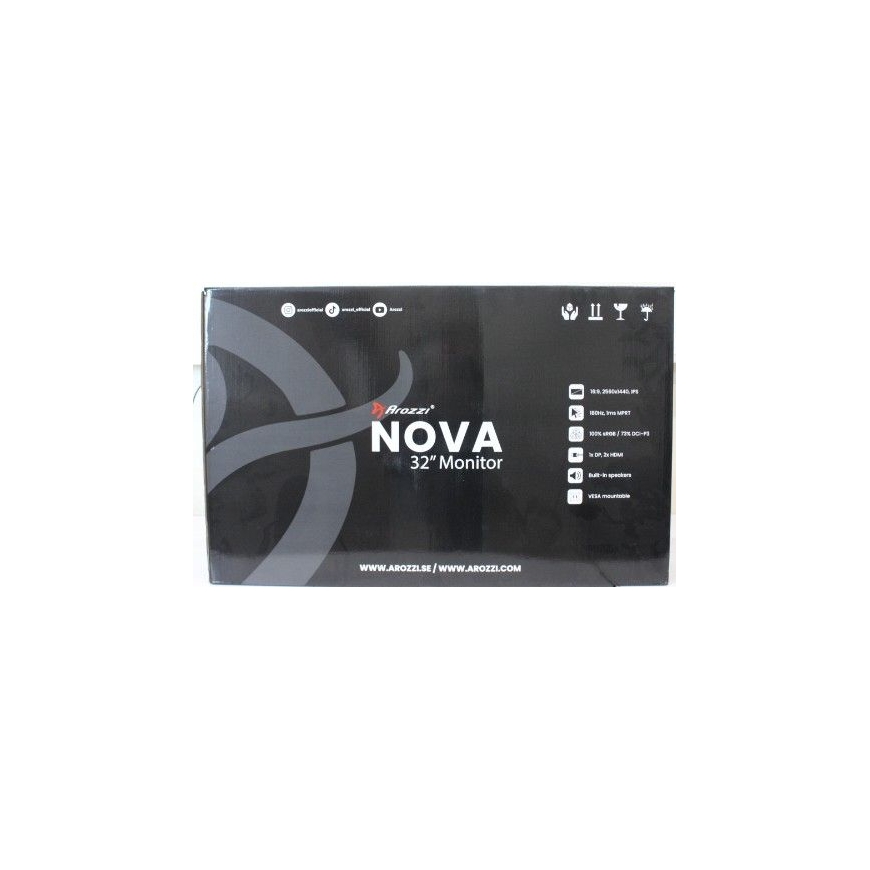 IŠPARDUOTA. Nova 32" IPS, 180Hz, kompiuterinis monitorius - miško žalia | | Nova | 32 " | IPS | QHD | 16:9 | 180 Hz | 1 ms | 256