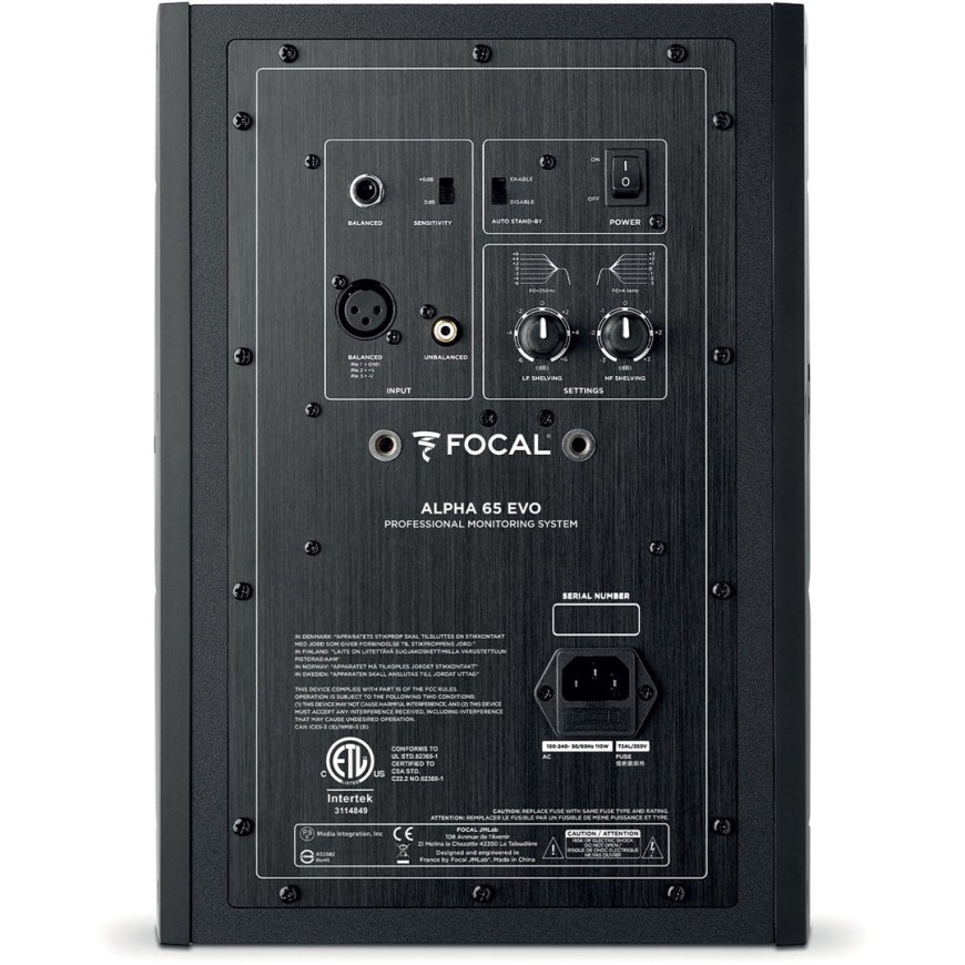 Focal Alpha Evo 65 - aktyvus 2-jų krypčių studijos monitorius – 2
