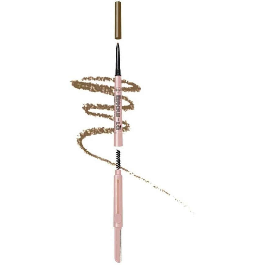 J.Cat Beauty Brow-La 3in1 Mapping & Shaping Brow Pencil 103 Medium Cool Brown, 0.08 g