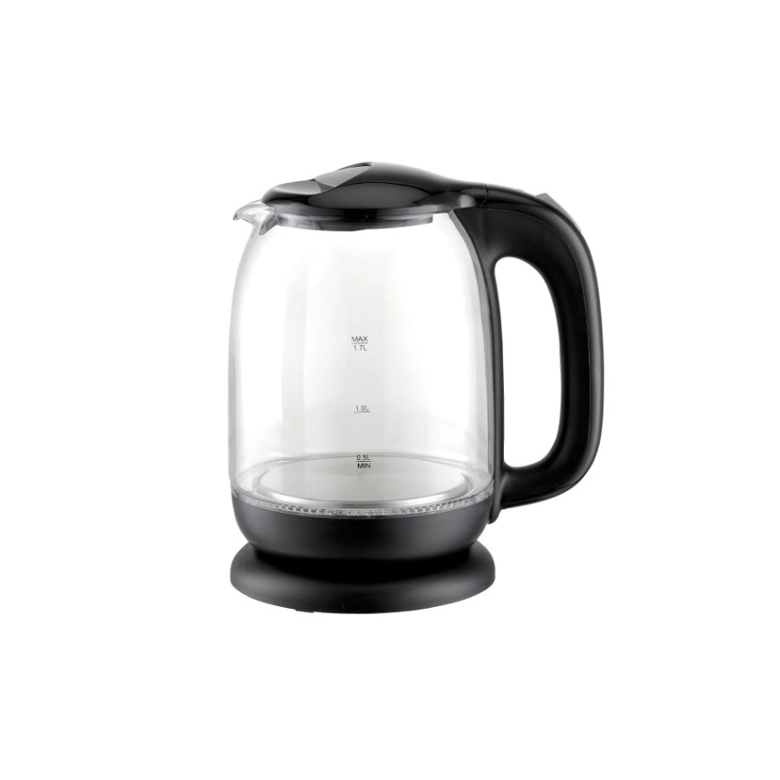Electric kettle, glass, 1.7L, 2200W, 71177, ELITE