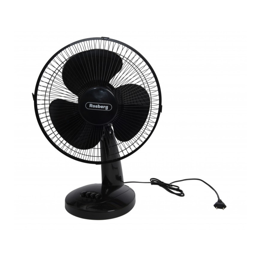 Galda ventilators, 30 W, 30 cm, 3 ātrumu izvēle, regulējama galv