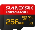 SanDisk 256 Gt Extreme PRO UHS-I U3 V30 microSDXC mälukaart SanDisk 256 Gt Extreme PRO UHS-I U3 V30 microSDXC mälukaart