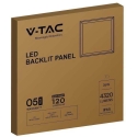 V-tac 36W LED panel, 60x60cm, white, 4000K V-tac 36W LED panel, 60x60cm, white, 4000K