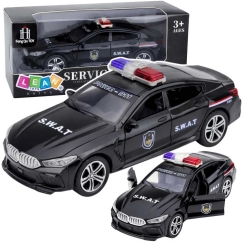 Lean Toys SWAT car black