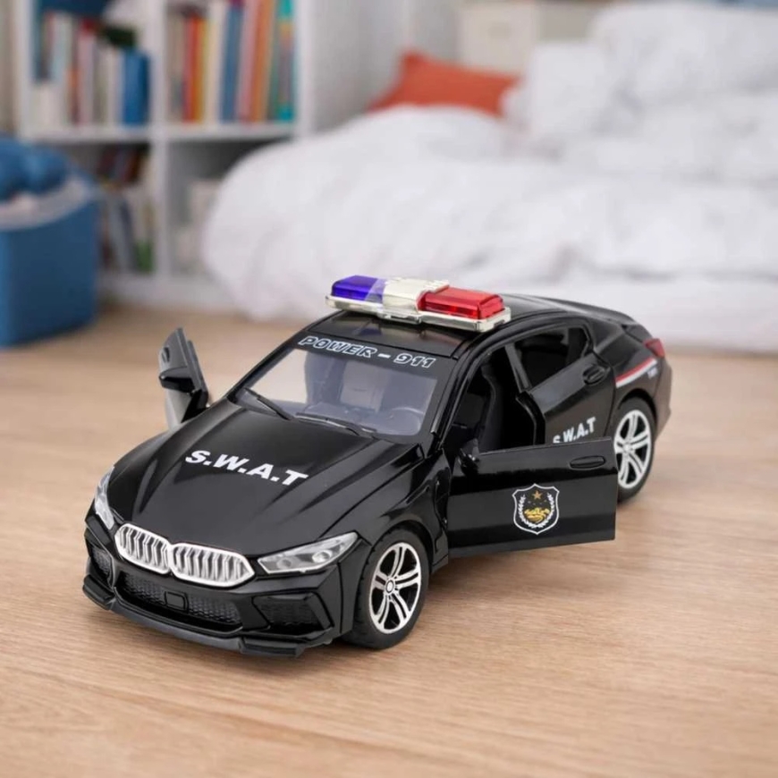 Lean Toys SWAT автомобиль черный – 2