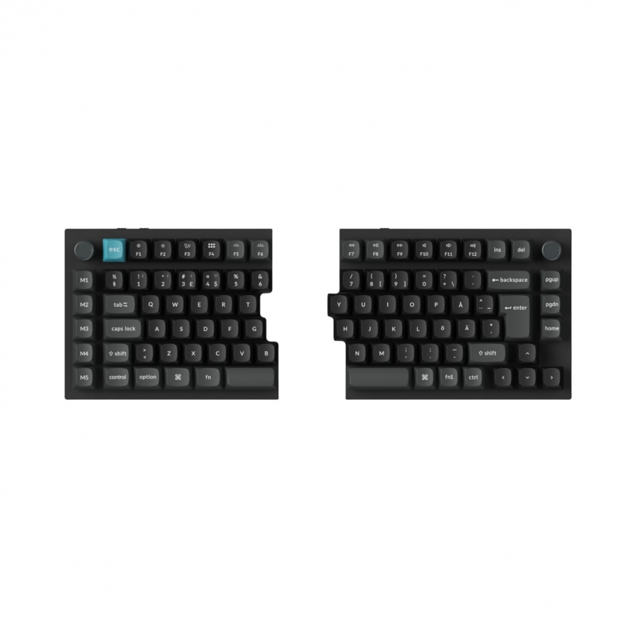 Keychron Q11 Ultra 75% 8K Split Wireless Tri-Mode K POM Keyboard, Banana Switches