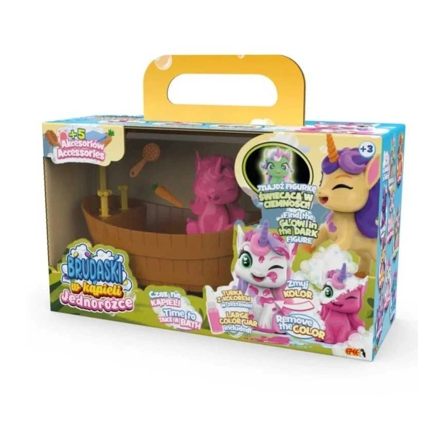 Unicorn Figurines Bathroom Cupcake Set