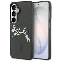 Karl Lagerfeld IML KC Script MagSafe -kuori Samsung Galaxy S26 Plus mustana