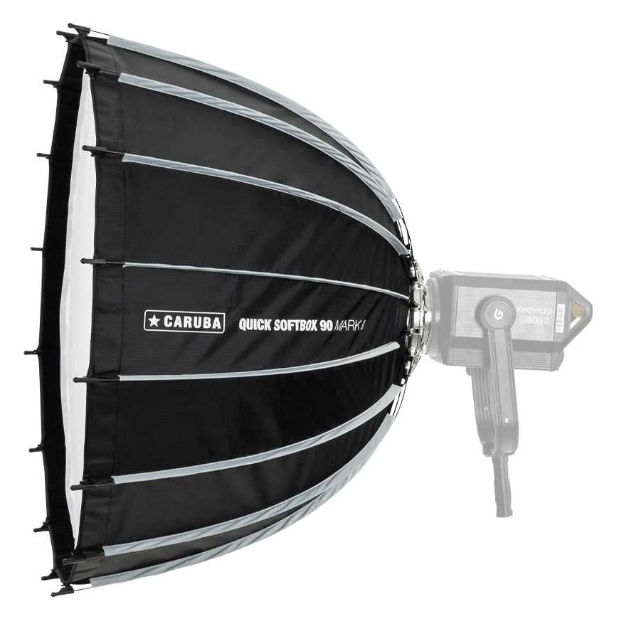 Apgaismojuma iekārta - Caruba Quick Softbox Mark II 90cm ar difuzoriem – 2
