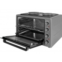 Elektrinė orkaitė su kaitlentėmis, 65L, 2000W, kaitlentės 1000+1