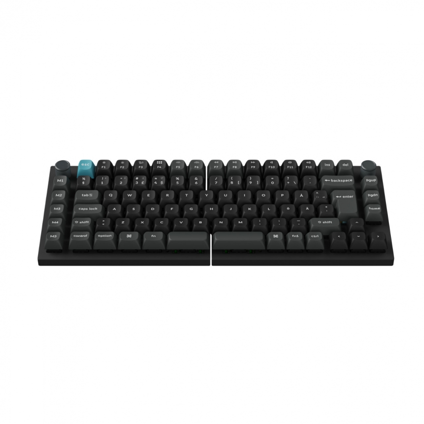 Keychron Q11 Ultra 75% 8K Split Wireless Tri-Mode K POM näppäimistö, ruskeat kytkimet – 4