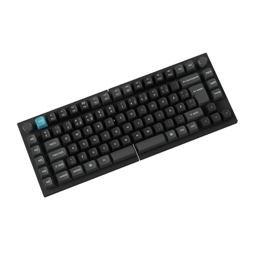 Keychron Q11 Ultra 75% 8K Split Wireless Tri-Mode K POM näppäimistö, ruskeat kytkimet – 5