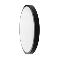 V-tac 18W LED Surface Mount Wall Light, Black Body, 3000K, IP44
