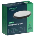 Sieninis šviestuvas V-tac 18W LED virsmas šviestājs, melna korpuss, 3000K, IP44 Sieninis šviestuvas V-tac 18W LED virsmas šviestājs, melna korpuss, 3000K, IP44