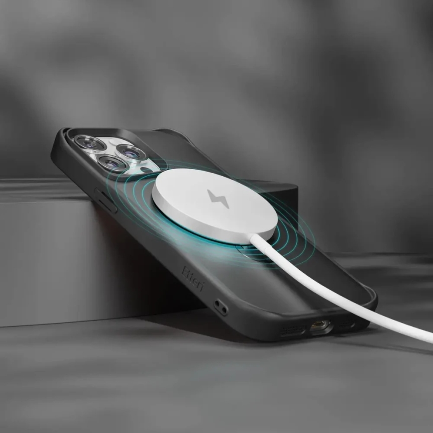 Etteri Matt Mag Ring -kotelo iPhone 14 Pro 6,1" musta – 5