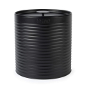 Russell Hobbs RH03269EU7 Ribbed Bread Bin, Black Russell Hobbs RH03269EU7 Ribbed Bread Bin, Black