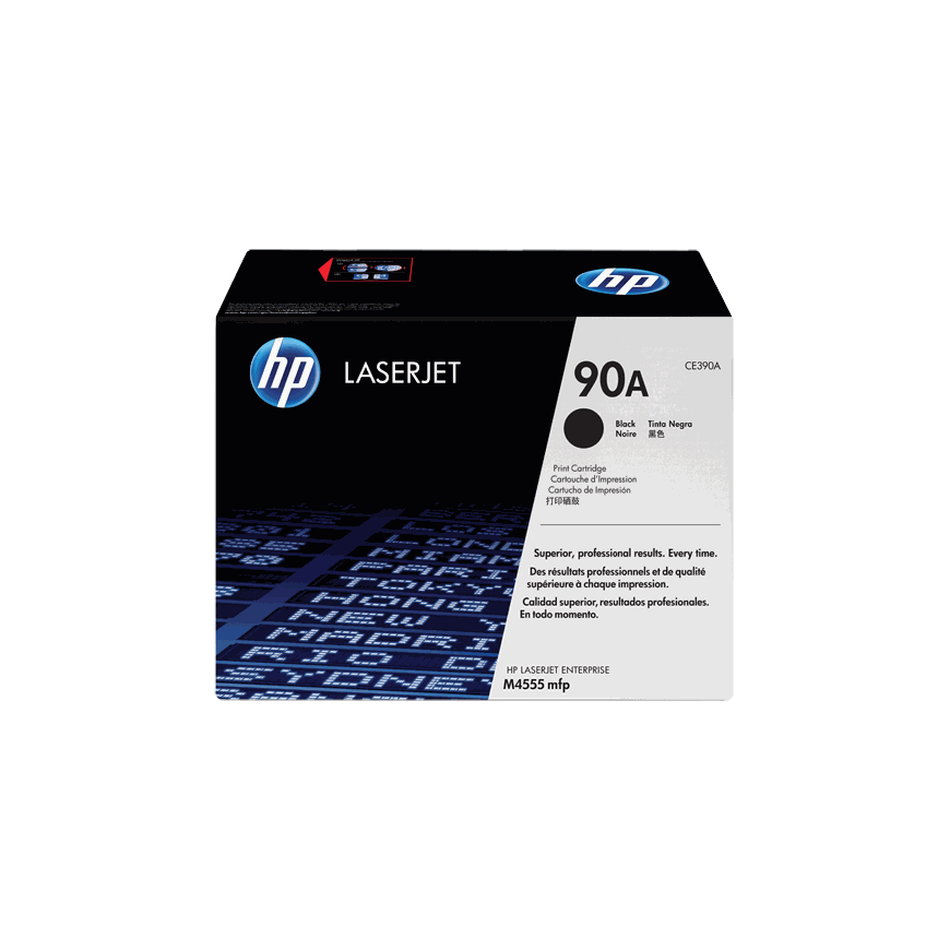 HP CE390A No.90A Musta