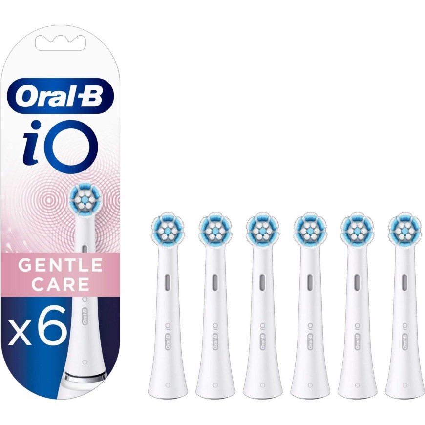 Oral-B iO Gentle Care 6 gab. Balts (819778) – 2