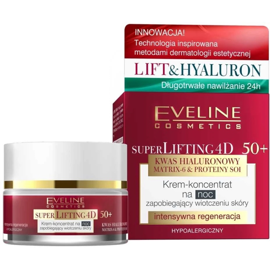 Eveline Cosmetics Супер Лифтинг 4D 50+, 50 мл