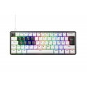 Pulsar PCMK 3 HE 60 ISO Nordic gaming keyboard, white Pulsar PCMK 3 HE 60 ISO Nordic gaming keyboard, white