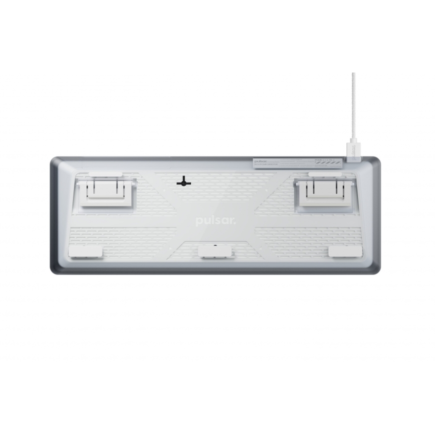 Pulsar PCMK 3 HE 60 ISO Nordic gaming keyboard, white – 3
