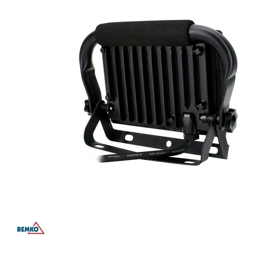 Bemko 30W LED переносной прожектор KASTEL, черный, 6500K, IP65, 110° – 2