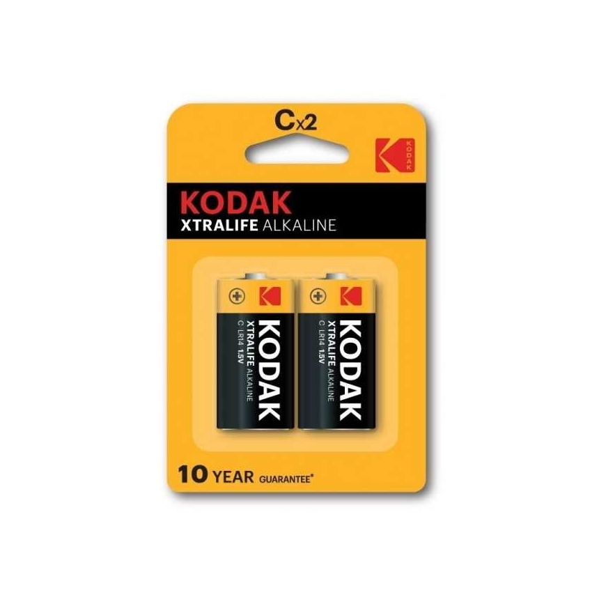 Kodak Xtralife Щелочные батарейки C LR14 2 шт.