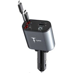 AUTOMOBILINIS ĮKROVIKLIS T-PHOX FLEXIT 4IN1 86W PILKAS