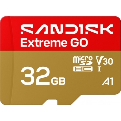 SanDisk 32GB Extreme GO UHS-I U3 V30 microSDHC memory card