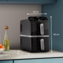 Philips 4000 serija NA461/00 dvigubas krepšys oro keptuvė
