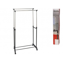 Double Coat Rack 80x43 / 90–160 cm