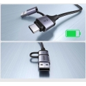 Аудио адаптер Ugreen 2in1 USB-C - USB-A/C с мини-джеком - черный Аудио адаптер Ugreen 2in1 USB-C - USB-A/C с мини-джеком - черный