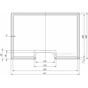 Compotexa Lõikelaud Tesa SQT-472.320 (Sapele) Compotexa Lõikelaud Tesa SQT-472.320 (Sapele)