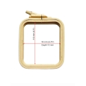 Nurge Marketing Nurge Square (Rectangular) Plastic Hoops 9.5*11 cm (brown) 170-11BR Nurge Marketing Nurge Square (Rectangular) Plastic Hoops 9.5*11 cm (brown) 170-11BR