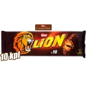 Lion šokoladinis batonėlis, 42 g, 10 vnt. pakuotėje Lion šokoladinis batonėlis, 42 g, 10 vnt. pakuotėje