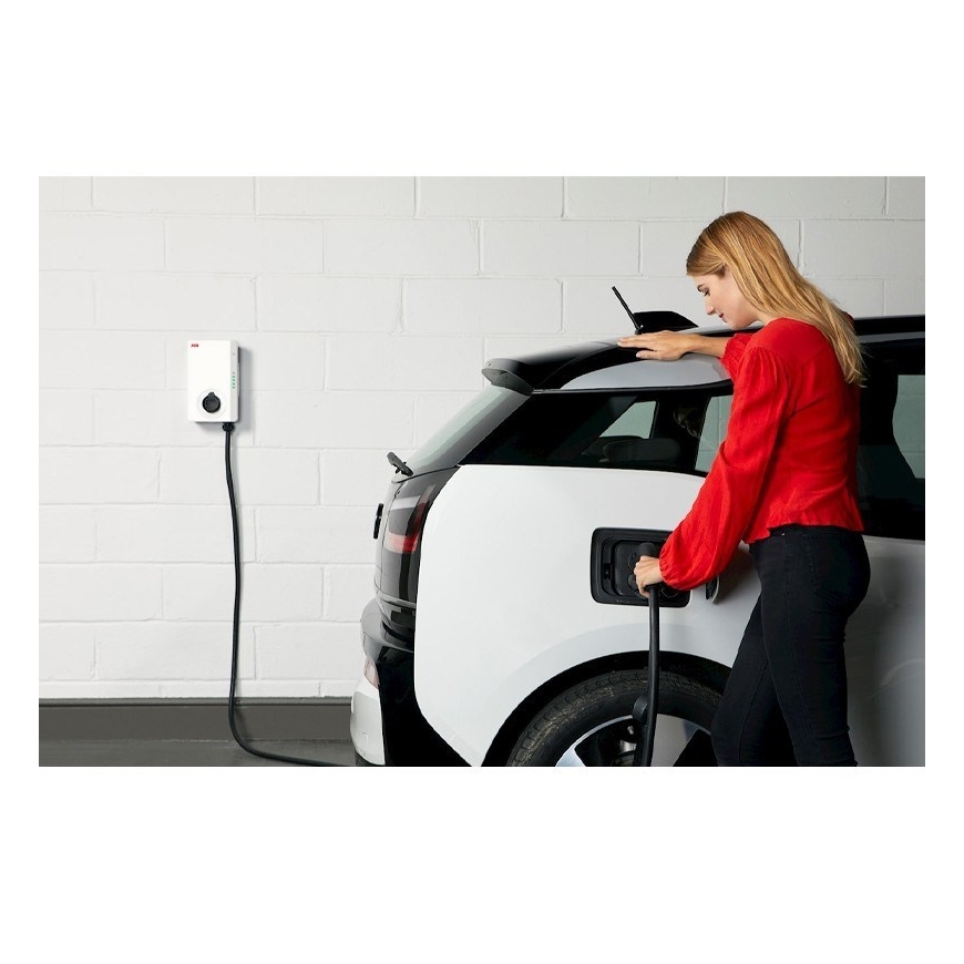 ABB Terra AC W11-G5-R-V2-0 latausasema: Terra AC seinälaite 11 kW, Tyyppi 2, 5 m kaapeli, 3-vaihe/16 A, RFID, versio 2 – 2