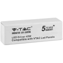 V-tac 40W virtalähde 600x600mm LED-paneeleille V-tac 40W virtalähde 600x600mm LED-paneeleille