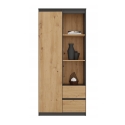 Topeshop RS-80 BILY ANTRASIIT/ TAMMI ARTISAN -toimistokirjahylly Topeshop RS-80 BILY ANTRASIIT/ TAMMI ARTISAN -toimistokirjahylly