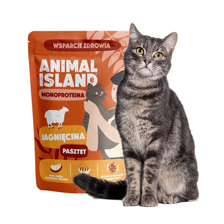 ANIMAL ISLAND Mono Avinys - šlapi katės maistas - 100g