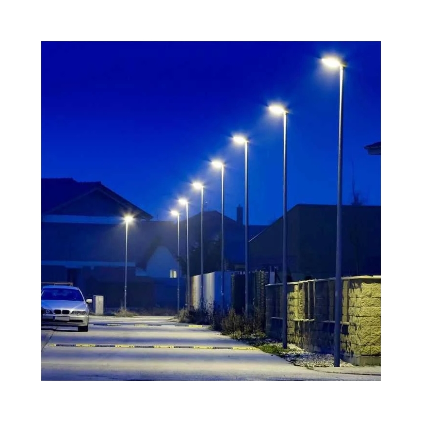 V-tac 100W LED ielu laterna, pelēka, 6500K