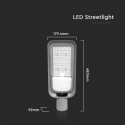 V-tac 100W LED katuvalo, harmaa, 6500K V-tac 100W LED katuvalo, harmaa, 6500K