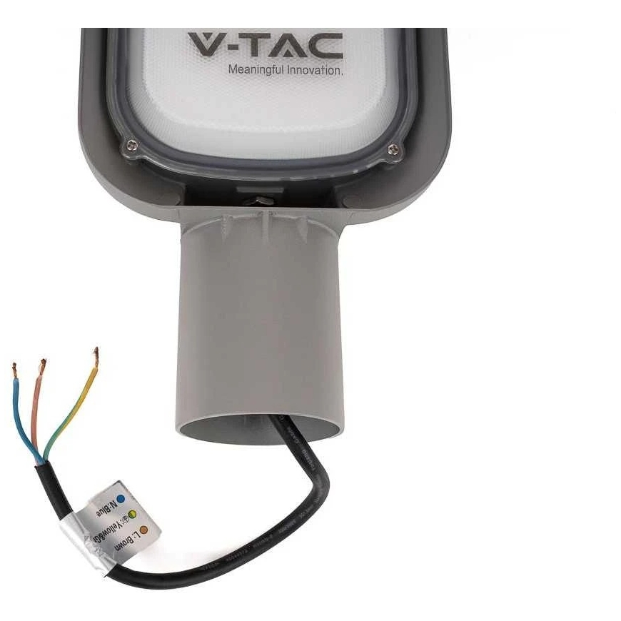 V-tac 100W LED street lamp, gray, 6500K – 4