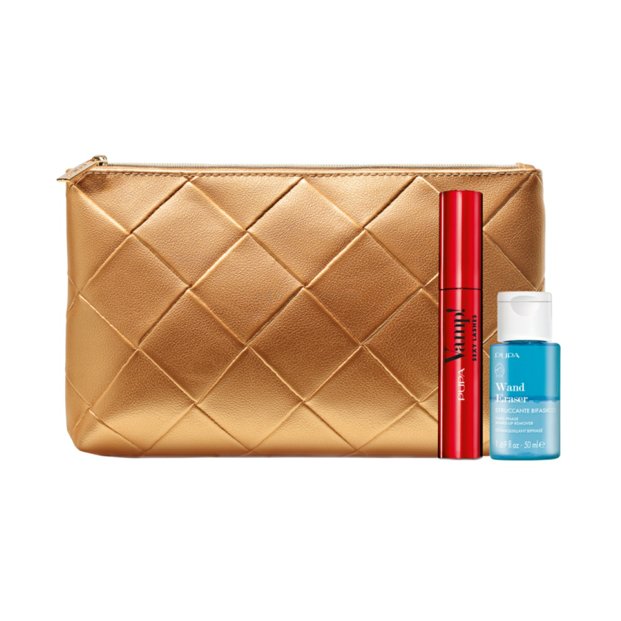Pupa Komplekt: Wand Eraser puhastus toonik, 50 ml + Vamp! Sexy Lashes parabeenivaba ripsmetušš 011 Sexy Black, 12 ml
