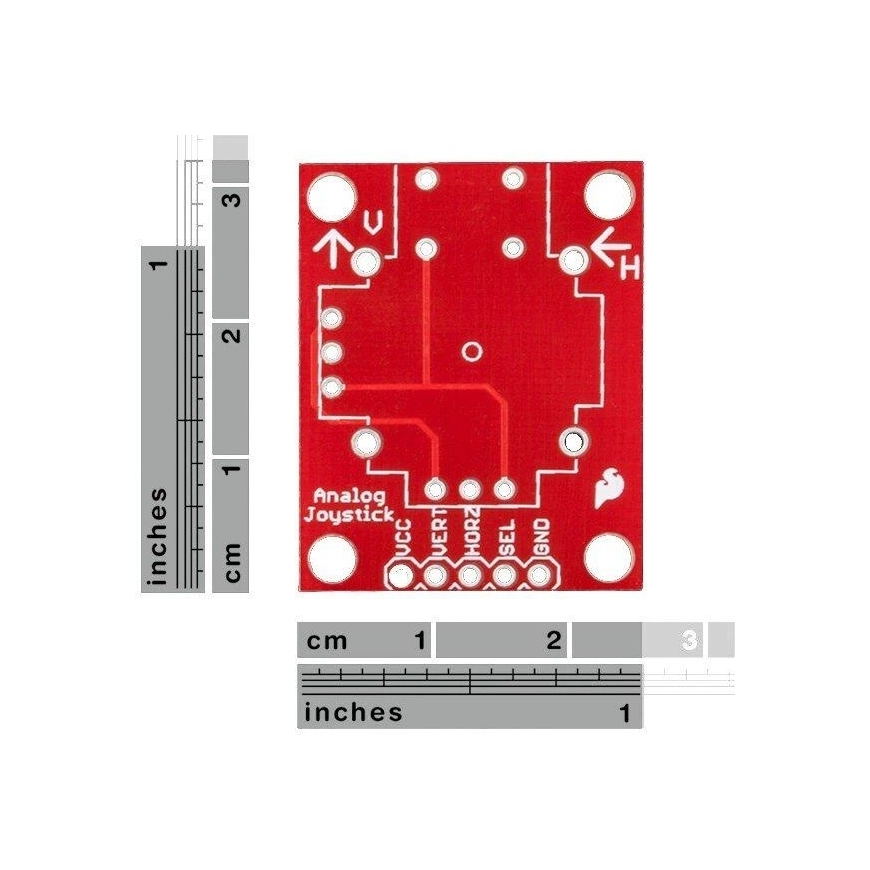 Pirkstu stūres statīvs, SparkFun BOB-09110 – 2