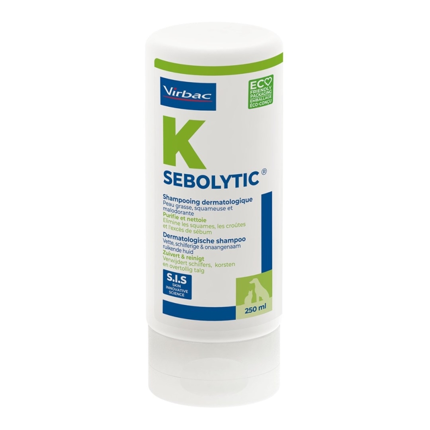 VIRBAC Sebolytic - šampūns suņiem un kaķiem - 250 ml