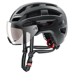 UVEX Finale visor bike helmet 56–61 cm, black matt