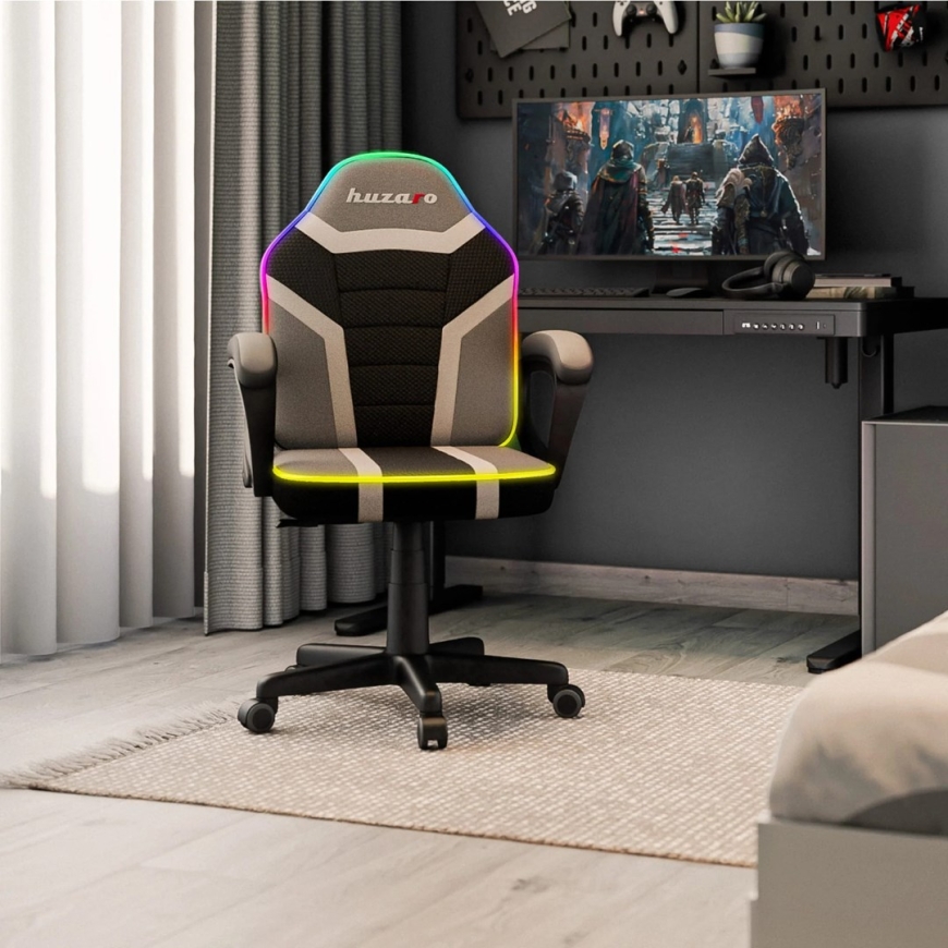 Žaidimų kėdė vaikams Huzaro Ranger 1.0 RGB – 4